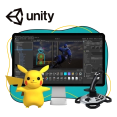 Мир игр на Unity 2D на популярном движке + AI-помощники - КИБЕРшкола программирования для детей, компьютерные курсы для школьников, начинающих и подростков - KIBERone г. Мурманск