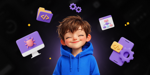 Идеальный сайт с нуля: код, дизайн и AI-помощник - КИБЕРшкола программирования для детей, компьютерные курсы для школьников, начинающих и подростков - KIBERone г. Мурманск