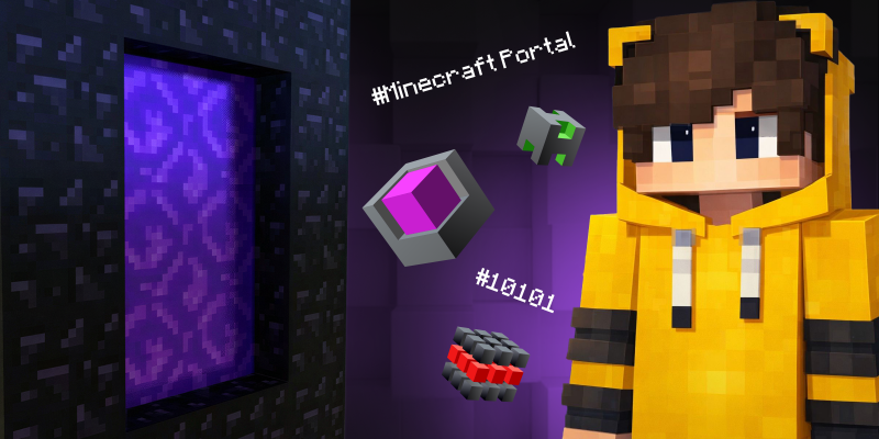 Архитекторы Реальности. Программируем Портал в Minecraft - КИБЕРшкола программирования для детей, компьютерные курсы для школьников, начинающих и подростков - KIBERone г. Мурманск